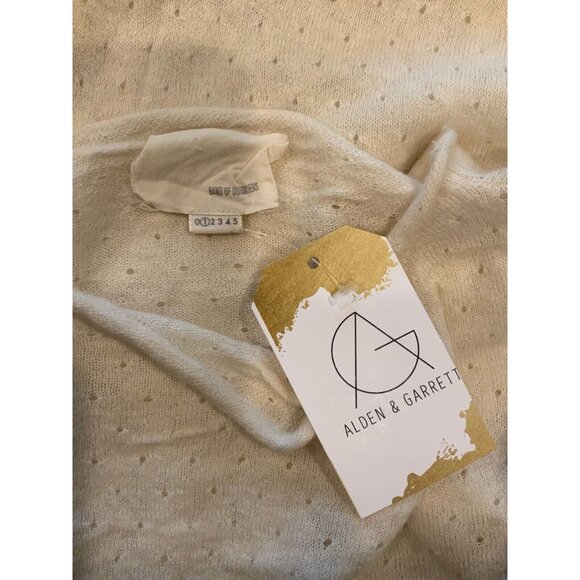 Band Of Outsiders Cream Alpaca Open Knit Sweater, Size 1 (Small) - Picture 6 of 6